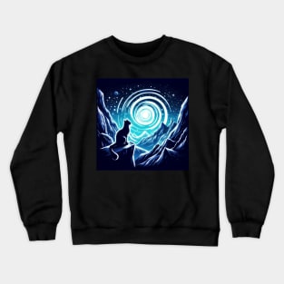 Cat in space Crewneck Sweatshirt